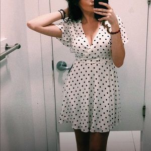 Dainty polka dot dress :)